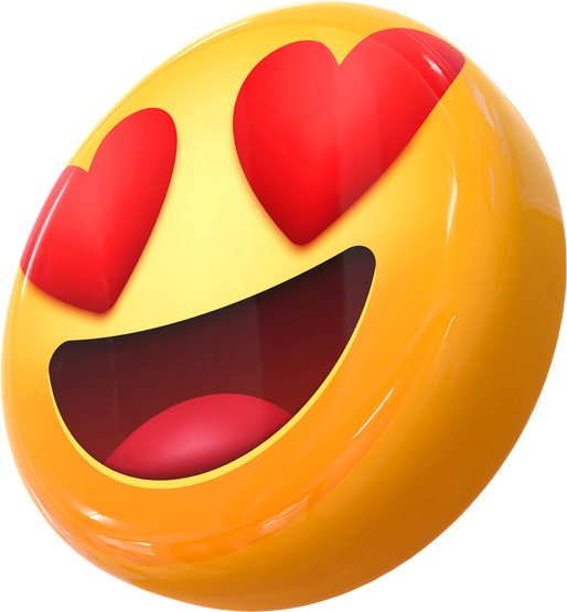 3D Love Emoji